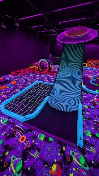 Trap Golf Blacklight Mini Golf