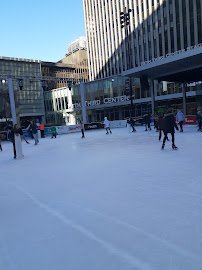 UC Health Ice Rink on Elm Street Plaza
