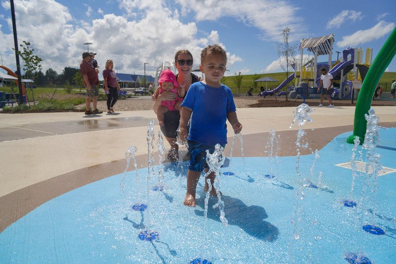 Splash Pad and Playground at Christiansburg Huckleberry Park photo 2