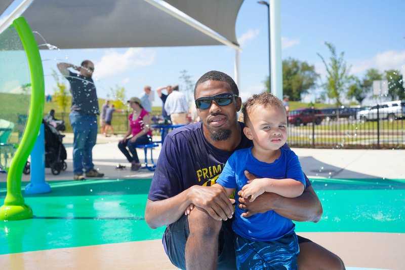 Splash Pad and Playground at Christiansburg Huckleberry Park photo 5