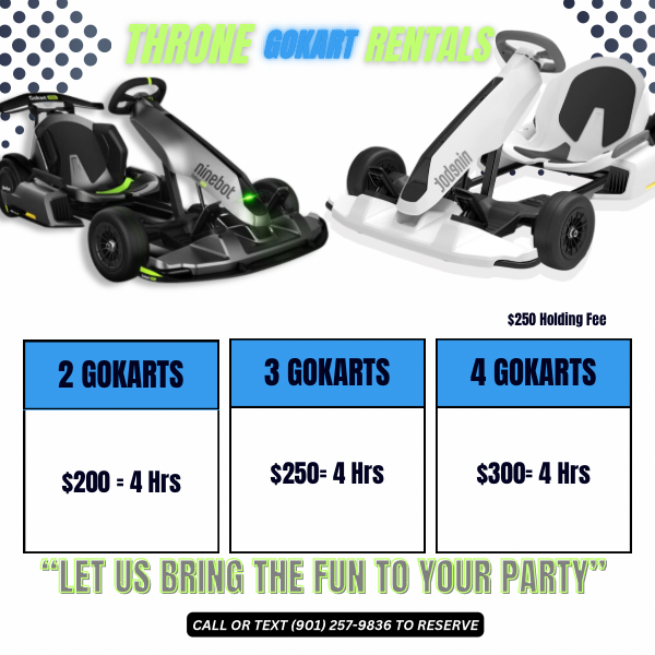 Throne Gokart Rentals and more