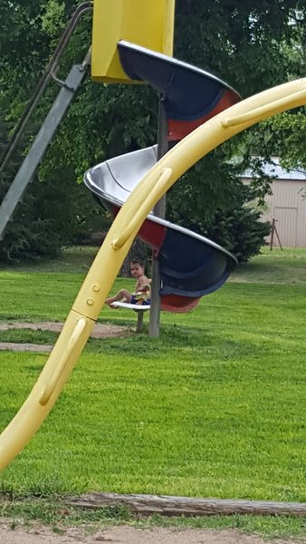 The SPLASH Double Slide at Hugoton Pool photo 6