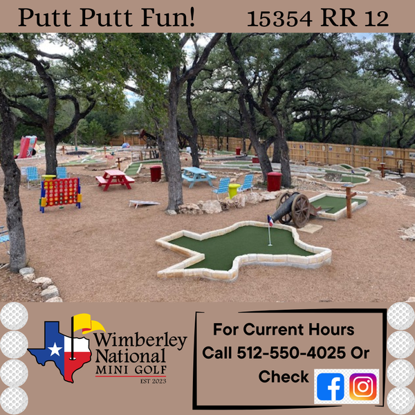 Wimberley National MINI GOLF, Ice Cream Bar, Beer Garden & PlayGround photo 3