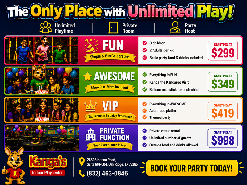 Kanga's Indoor Playcenter, The Woodlands